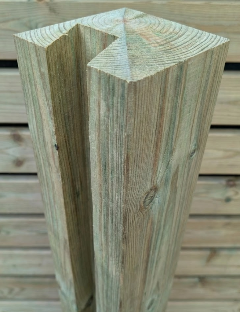 Poteau pin traité autoclave